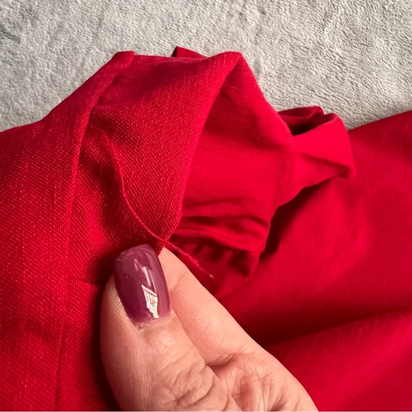 Torrid Textured A-Line Fit & Flare Retro Swing Dress Jester Red Sz 14 - Picture 12 of 15